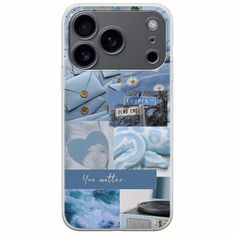 Aesthetic Blue iPhone 17 Pro Max Flexible TPU (Διάφανη Σιλικόνη)