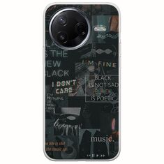 Aesthetic Black Xiaomi Poco F7 Pro 5G Flexible TPU (Διάφανη Σιλικόνη)