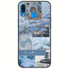 Aesthetic Blue Samsung Galaxy A20e Black TPU (Μαύρη Σιλικόνη)