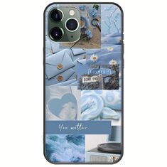 Aesthetic Blue iPhone 11 Pro Black TPU (Μαύρη Σιλικόνη)