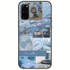 Aesthetic Blue Samsung Galaxy S20 Plus Black TPU (Μαύρη Σιλικόνη)