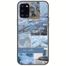 Aesthetic Blue Samsung Galaxy A31 Black TPU (Μαύρη Σιλικόνη)