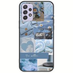 Aesthetic Blue Samsung Galaxy A72 5G Black TPU (Μαύρη Σιλικόνη)