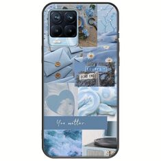Aesthetic Blue Realme 8 / 8 Pro Black TPU (Μαύρη Σιλικόνη)