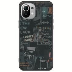 Aesthetic Black Xiaomi Mi 11 Lite / 11 Lite NE / 5G Black TPU (Μαύρη Σιλικόνη)