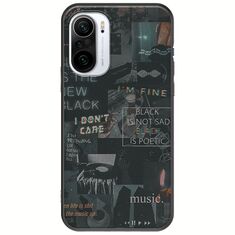Aesthetic Black Xiaomi Poco F3 Black TPU (Μαύρη Σιλικόνη)