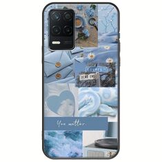 Aesthetic Blue Realme 8 5G Black TPU (Μαύρη Σιλικόνη)
