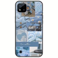 Aesthetic Blue Realme C11 2021 Black TPU (Μαύρη Σιλικόνη)