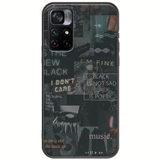 Aesthetic Black Xiaomi Poco M4 Pro 5G Black TPU (Μαύρη Σιλικόνη)