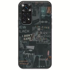 Aesthetic Black Xiaomi Redmi Note 11 / 11s Black TPU (Μαύρη Σιλικόνη)