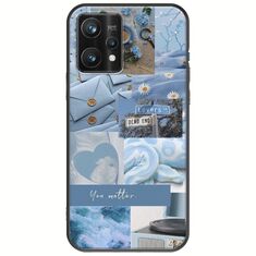 Aesthetic Blue Realme 9 Pro Plus Black TPU (Μαύρη Σιλικόνη)
