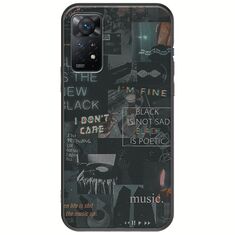 Aesthetic Black Xiaomi Redmi Note 11 Pro 4G / 5G Black TPU (Μαύρη Σιλικόνη)