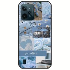Aesthetic Blue Realme C31 Black TPU (Μαύρη Σιλικόνη)