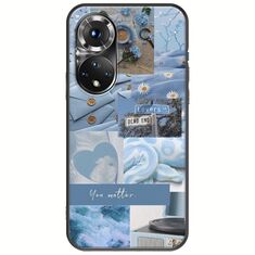 Aesthetic Blue Huawei Nova 9 Black TPU (Μαύρη Σιλικόνη)