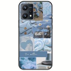 Aesthetic Blue Realme 9 4G Black TPU (Μαύρη Σιλικόνη)