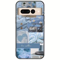 Aesthetic Blue Google Pixel 7 Pro 5G Black TPU (Μαύρη Σιλικόνη)