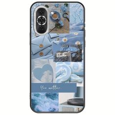 Aesthetic Blue Huawei Nova 10 Pro Black TPU (Μαύρη Σιλικόνη)