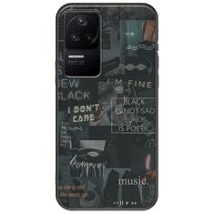 Aesthetic Black Xiaomi Poco F4 5G Black TPU (Μαύρη Σιλικόνη)