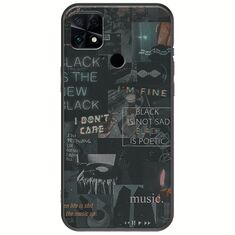 Aesthetic Black Xiaomi Poco C40 Black TPU (Μαύρη Σιλικόνη)
