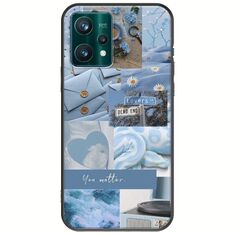 Aesthetic Blue Realme 9 5G Black TPU (Μαύρη Σιλικόνη)