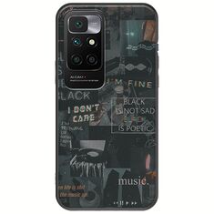 Aesthetic Black Xiaomi Redmi 10 2022 Black TPU (Μαύρη Σιλικόνη)