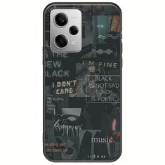 Aesthetic Black Xiaomi Redmi Note 12 Pro 5G Black TPU (Μαύρη Σιλικόνη)