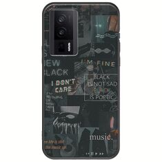Aesthetic Black Xiaomi Poco F5 Pro 5G Black TPU (Μαύρη Σιλικόνη)