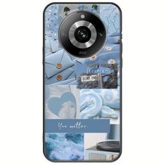 Aesthetic Blue Realme 11 Pro 5G Black TPU (Μαύρη Σιλικόνη)