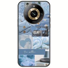 Aesthetic Blue Realme 11 Pro Plus 5G Black TPU (Μαύρη Σιλικόνη)