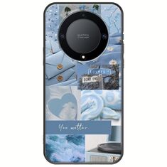 Aesthetic Blue Honor Magic 5 Lite 5G Black TPU (Μαύρη Σιλικόνη)