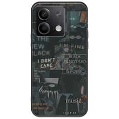Aesthetic Black Xiaomi Redmi Note 13 Pro 5G Black TPU (Μαύρη Σιλικόνη)