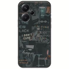 Aesthetic Black Xiaomi Redmi Note 13 Pro Plus 5G Black TPU (Μαύρη Σιλικόνη)