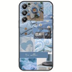 Aesthetic Blue Samsung Galaxy A25 5G Black TPU (Μαύρη Σιλικόνη)