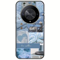 Aesthetic Blue Honor Magic 6 Lite 5G Black TPU (Μαύρη Σιλικόνη)