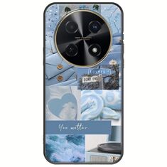 Aesthetic Blue Huawei Nova 12i Black TPU (Μαύρη Σιλικόνη)