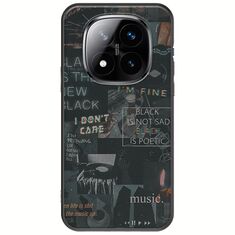 Aesthetic Black Xiaomi Redmi Note 14 Pro+ 5G Black TPU (Μαύρη Σιλικόνη)