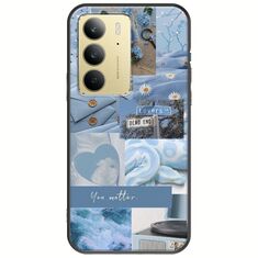 Aesthetic Blue Realme C75 4G Black TPU (Μαύρη Σιλικόνη)