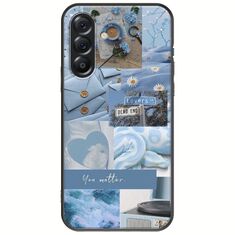 Aesthetic Blue Samsung Galaxy A56 5G Black TPU (Μαύρη Σιλικόνη)