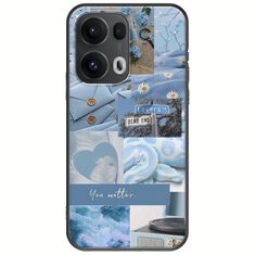 Aesthetic Blue Oppo Reno 13 Pro 5G Black TPU (Μαύρη Σιλικόνη)
