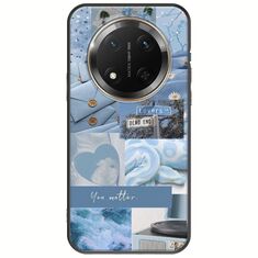 Aesthetic Blue Honor Magic 7 Lite 5G Black TPU (Μαύρη Σιλικόνη)