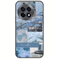 Aesthetic Blue OnePlus 13R 5G Black TPU (Μαύρη Σιλικόνη)