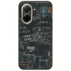 Aesthetic Black Xiaomi Redmi A5 4G Black TPU (Μαύρη Σιλικόνη)