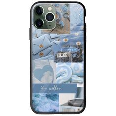 Aesthetic Blue iPhone 11 Pro Groove TPU (Tempered Glass και TPU)