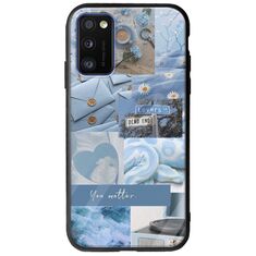 Aesthetic Blue Samsung Galaxy A41 Groove TPU (Tempered Glass και TPU)