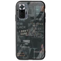 Aesthetic Black Xiaomi Redmi Note 10 Pro / 10 Pro Max Groove TPU (Tempered Glass και TPU)
