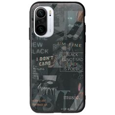 Aesthetic Black Xiaomi Poco F3 Groove TPU (Tempered Glass και TPU)