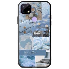Aesthetic Blue Realme C21 Groove TPU (Tempered Glass και TPU)