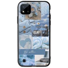 Aesthetic Blue Realme C11 2021 Groove TPU (Tempered Glass και TPU)