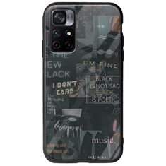 Aesthetic Black Xiaomi Poco M4 Pro 5G Groove TPU (Tempered Glass και TPU)