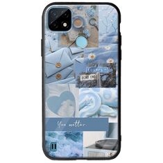 Aesthetic Blue Realme C21Y / Realme C25Y Groove TPU (Tempered Glass και TPU)